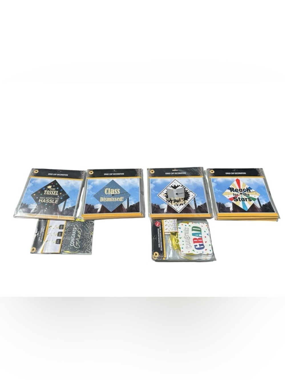 Graduation Cap Decorations & Hanging Party Décor • New in Package